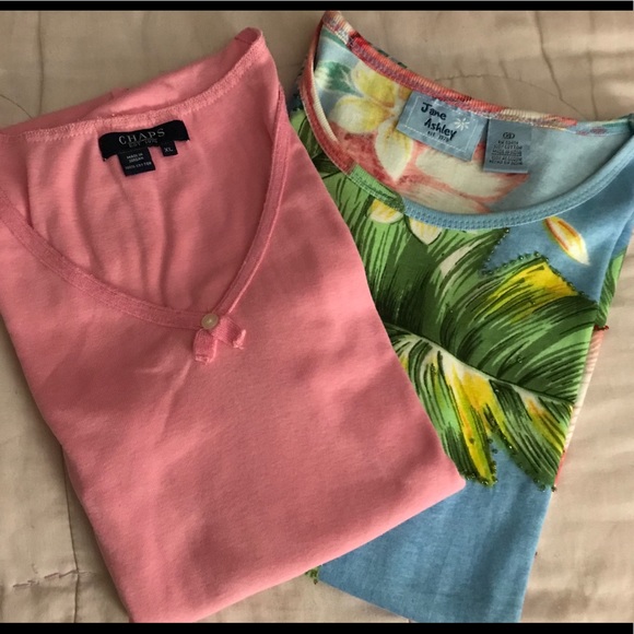 jane ashley and chaps Tops - Pair of Casual Tops